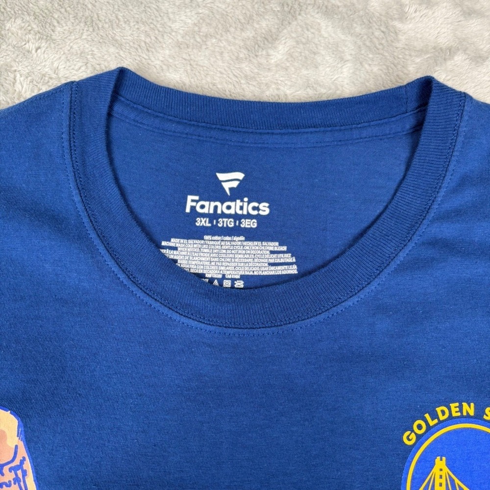 Golden State Warriors‎ Fanatics NBA T-Shirt Long Sleeve 3XL - Picture 3 of 12